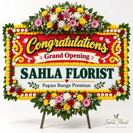 Papan Bunga Ucapan Selamat Sewon