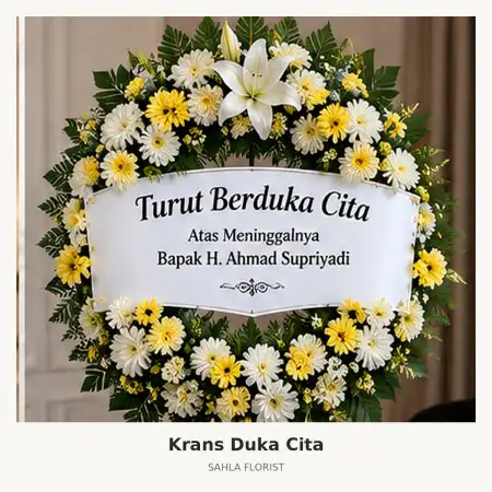 Krans Bunga Duka Sewon